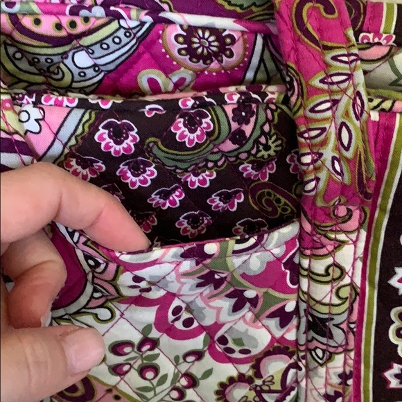 Vera Bradley Very Berry Paisley purse and tech case - Picture 3 of 10